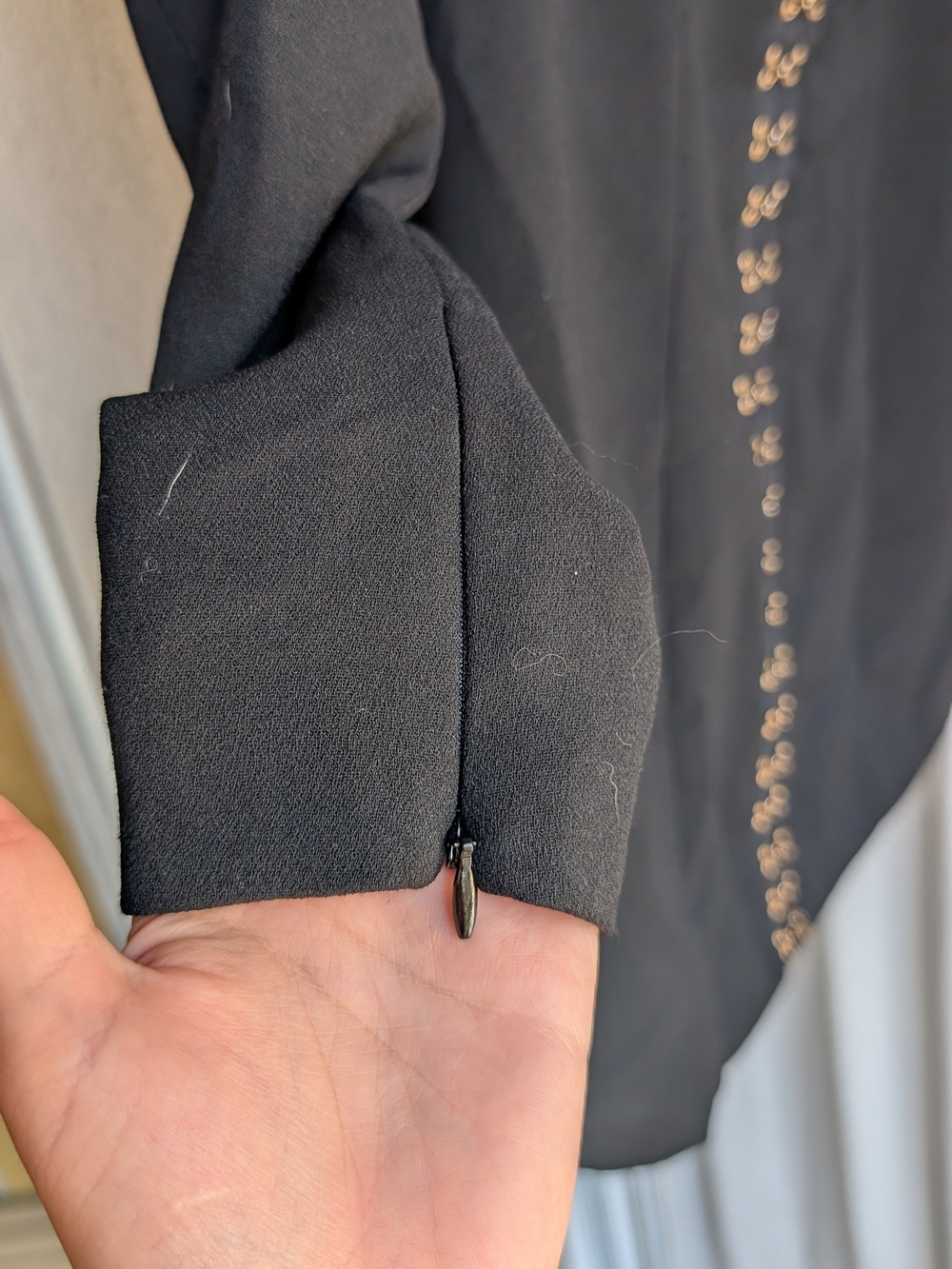 House of CB Black Long Sleeve Mini Dress - Picture 6 of 8
